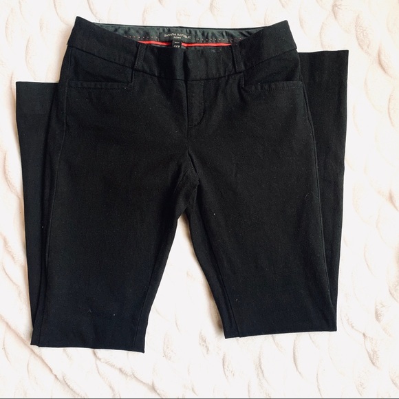 💎5/$25💎Elegant Banana Republic Sloan Black Pants - Picture 4 of 8